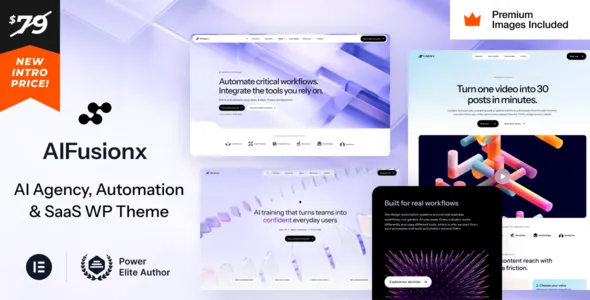 AI FusionX – AI Agency Tech & SaaS WordPress Theme
