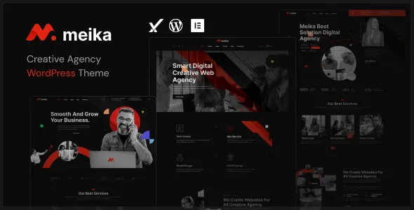 Meika – Creative Agency WordPress Theme