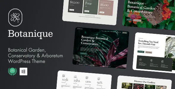 Botanique - Botanical Garden & Arboretum WordPress Theme