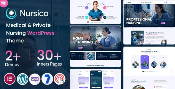 Nursico - Medical & Private Nursing WordPress Theme