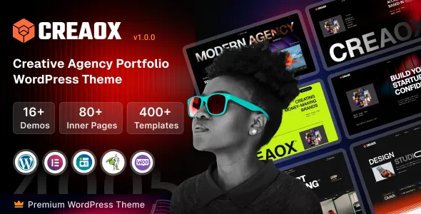 Creaox - Creative Agency Portfolio WordPress Theme