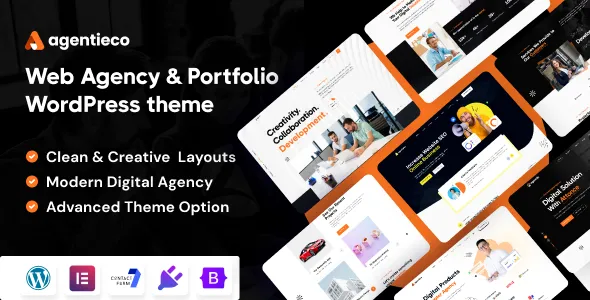 Agentieco – Creative Agency & Portfolio WordPress Theme