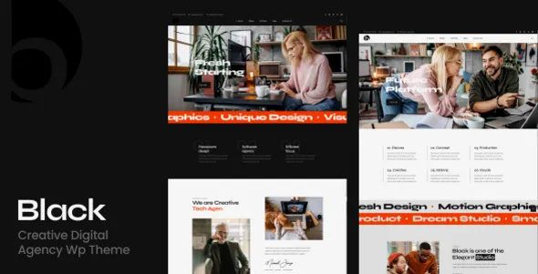 Black - Creative Digital Agency WordPress Theme