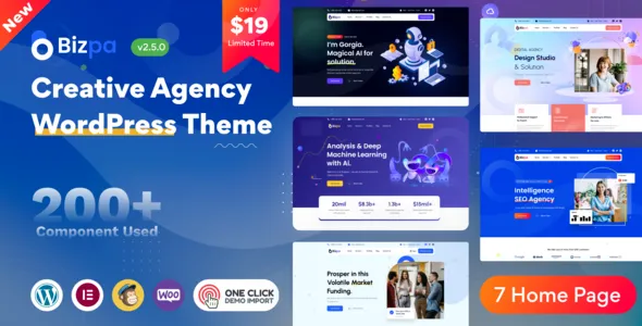 Bizpa - Creative Agency WordPress Theme