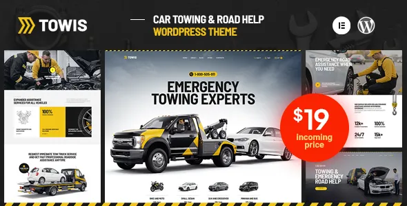 Towis - Car Towing & Roadside Assistance WordPress Theme