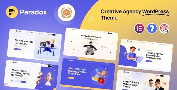 Paradox - Creative Agency WordPress Theme + RTL