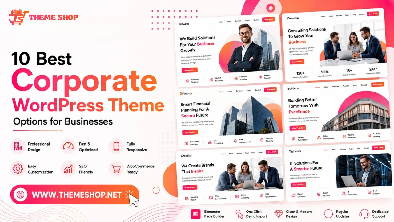 10 Best Corporate WordPress Theme Options for Businesses