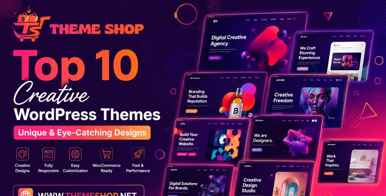 10 Powerful Creative WordPress Themes for Modern Brands