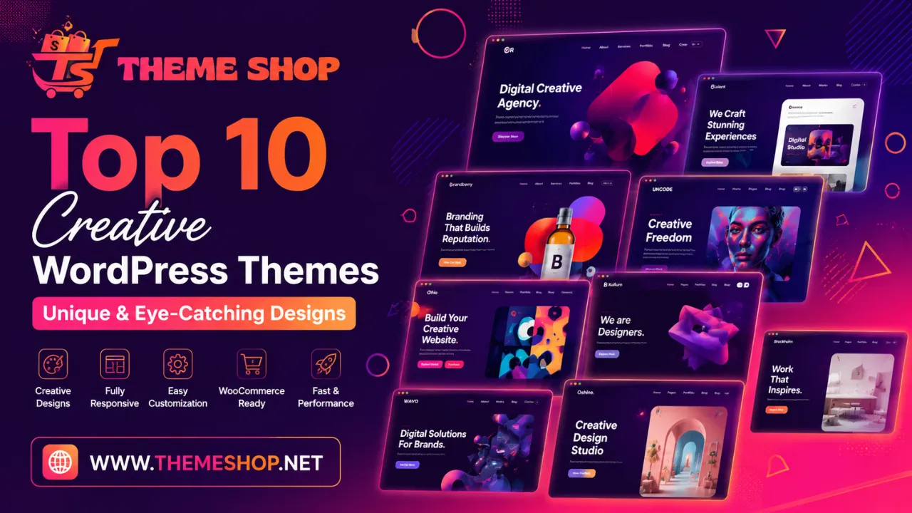 10 Powerful Creative WordPress Themes for Modern Brands