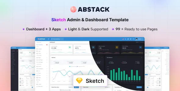 Abstack - Sketch Admin & Dashboard Template