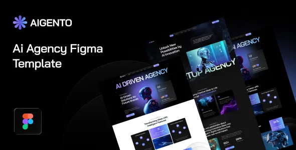 Aigento - Ai Agency & Startup Figma Template