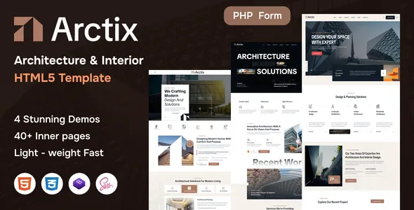 Arctix - Architecture & Interior Design HTML Template