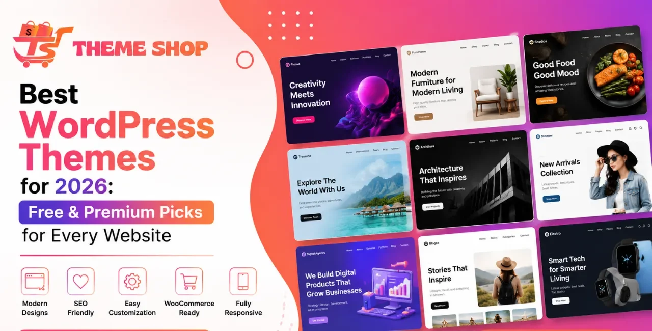 Best WordPress Themes for 2026 Free & Premium Picks for Every Website