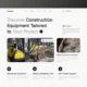 Canstrax – Construction Equipment Rental Elementor Template Kit
