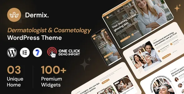 Dermix - Dermatologist & Cosmetology Clinic WordPress Theme