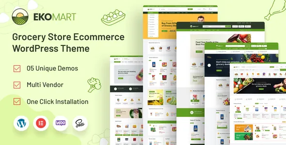 Ekomart – Grocery Shop WooCommerce WordPress Theme