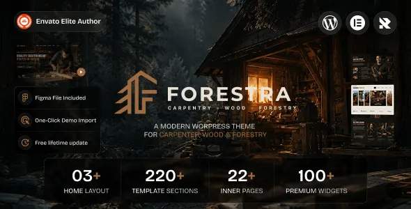 Forestra - Carpenter, Wood & Forestry WordPress Theme