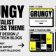 Grungy – Neo-Brutalist Blog WordPress Theme