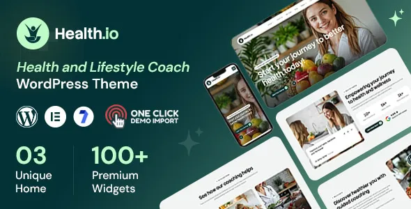Healthio - Health and Lifestyle Coach WordPress Theme