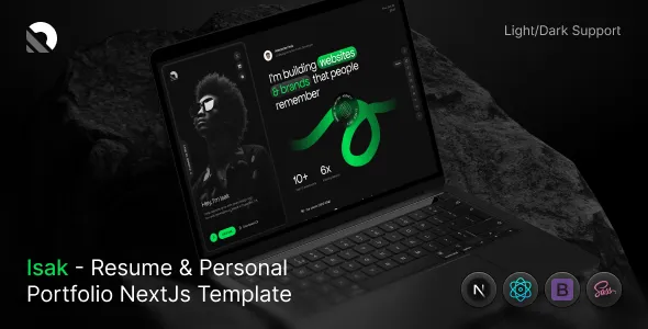 Isak - Resume & Personal Portfolio WordPress Theme