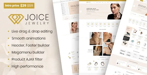 Joice - Jewelry & Watches Store WordPress Theme