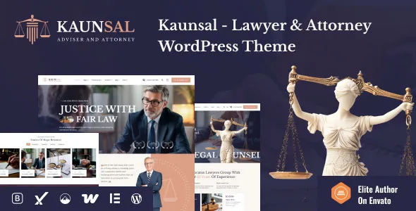 Kaunsal – Lawyer & Attorney WordPress Theme
