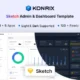 Konrix – Sketch Admin & Dashboard Template