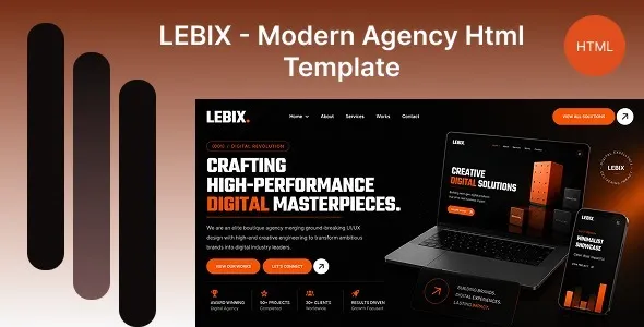 LEBIX – Creative Digital Agency HTML Template