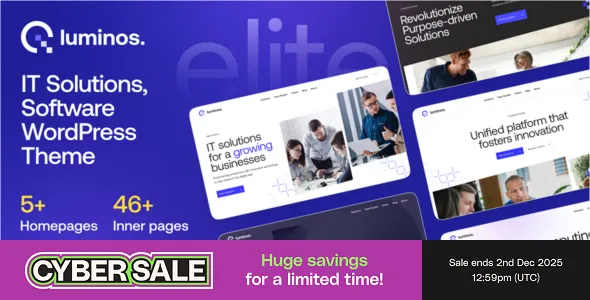 Luminos - IT Solutions & Technology WordPress Theme