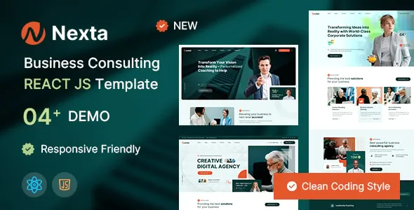 Nexta - Business Consulting React Js Template
