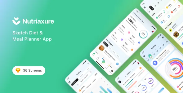Nutriaxure - Sketch Diet & Meal Planner App