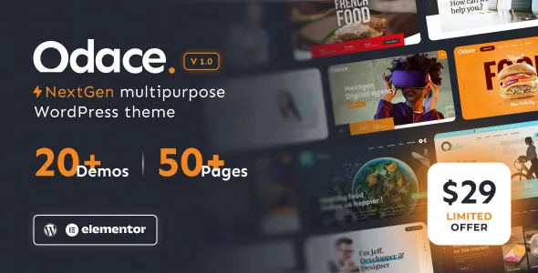 Odace - All-in-One Elementor WordPress Theme