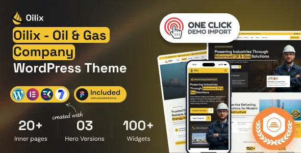 Oilix - Oil & Gas Company WordPress Theme