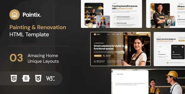 Paintix - Painting & Renovation HTML Template