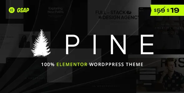 Pine – Elementor Creative Agency & Portfolio WordPress Theme