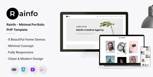 Rainfo - Agency and Portfolio PHP Template