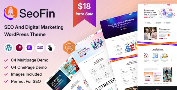 Seofin – SEO And Digital Marketing Agency WordPress Theme