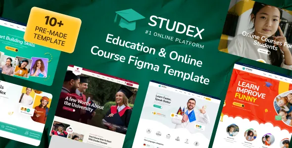 Studex - Education & Online Course Figma Template