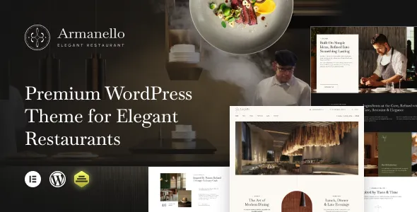 Armanello - Elegant Restaurant WordPress Theme