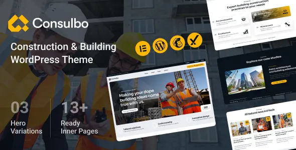 Consulbo - Construction & Building WordPress Theme