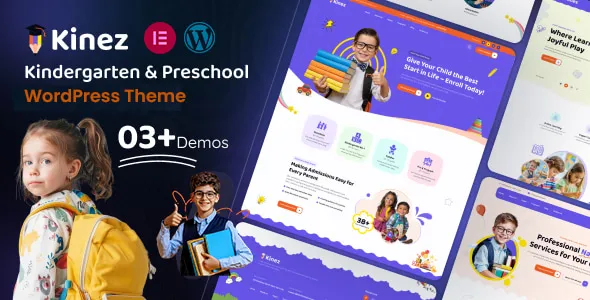 Kinez – Kindergarten & School WordPress Theme