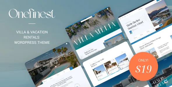 Onefinest - Villa & Vacation Rentals WordPress Theme