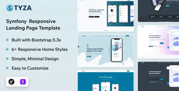 Styza - App Landing Page Symfony Template