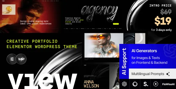View - Creative Portfolio Elementor WordPress Theme