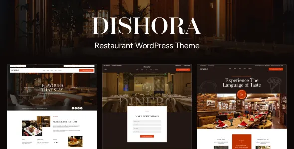 Dishora - Restaurant WordPress Theme