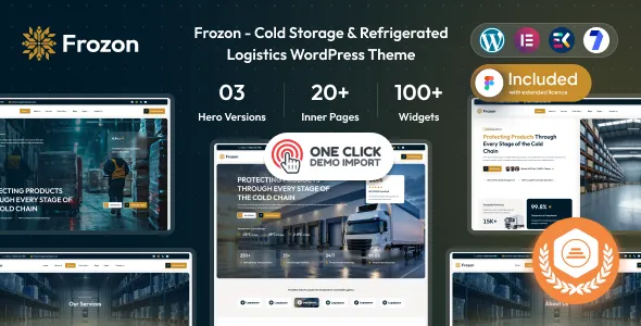 Frozon - Cold Storage & Refrigerated Logistics WordPress Theme