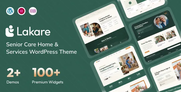 Lakare – Senior Care Home & Services WordPress Theme