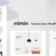 Mimin – Furniture Store WordPress Theme with AI