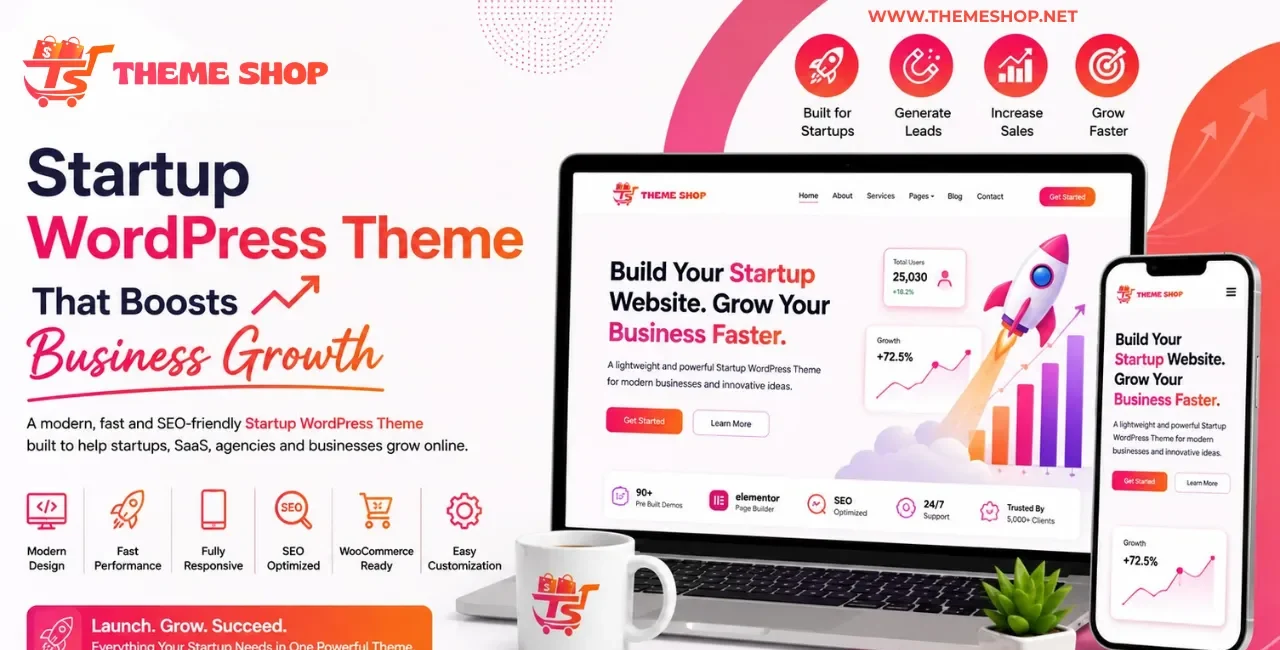 Startup WordPress Theme That Boosts Business Growth