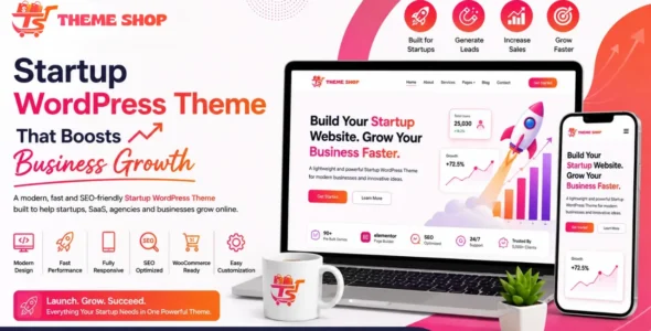 Startup WordPress Theme That Boosts Business Growth